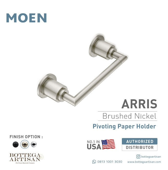 Bath Accessories MOEN Arris Paper Holder Brushed Nickel