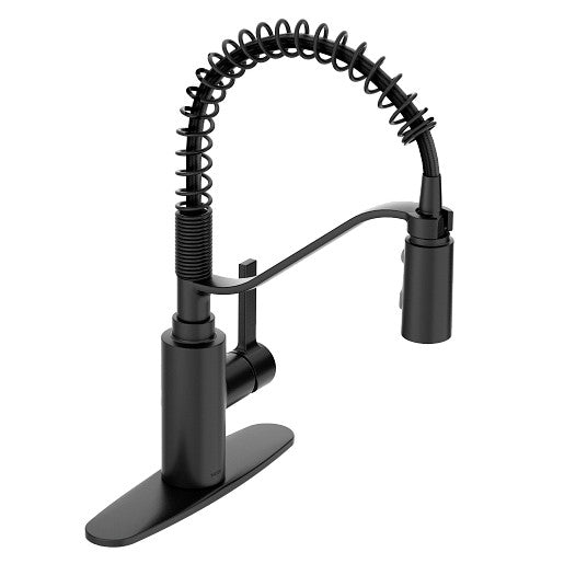 Kitchen Faucet MOEN Genta LX Matte Black One-Handle High Arc Pulldown 5926BL