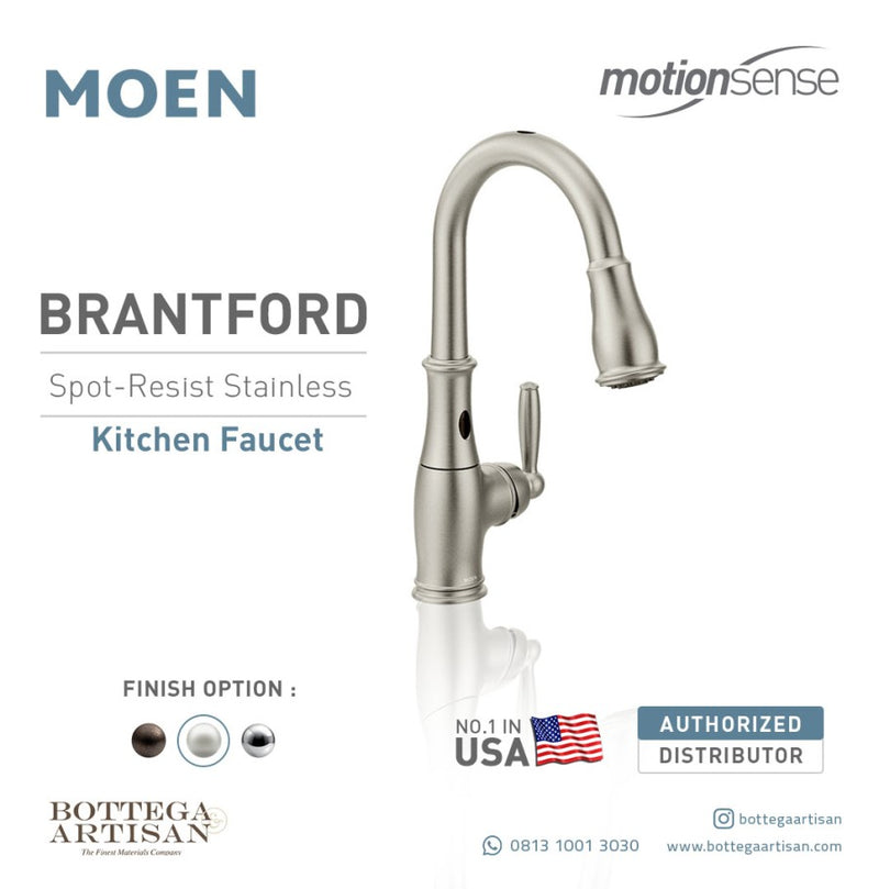 Brantford Spot Resist Stainless Kitchen Faucet 7185EWSRS