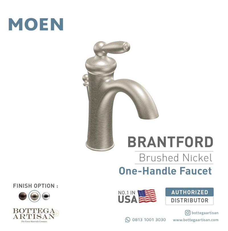 Brantford One Handle Faucet Brushed Nickel 6600BN