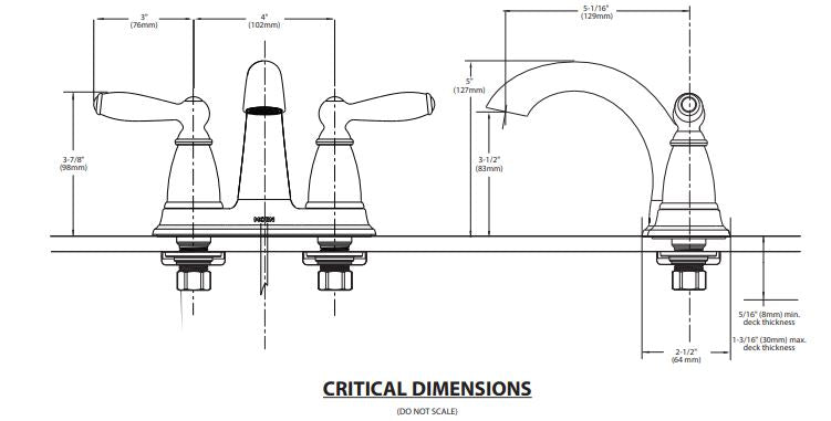 Bathroom Faucet MOEN Brantford Oil Rubbed Bronze Two-Handle High Arc 6610ORB