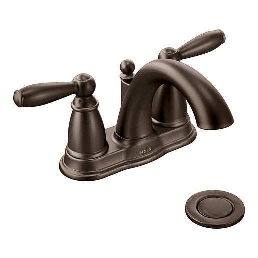 Bathroom Faucet MOEN Brantford Oil Rubbed Bronze Two-Handle High Arc 6610ORB