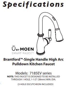 Kitchen Faucet MOEN U By Moen Smart Faucet In Brantford ORB 7185EVORB