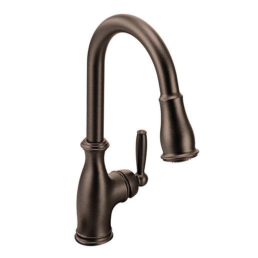 Kitchen Faucet MOEN Brantford Oil Rubbed Bronze One-Handle High Arc Pulldown 7185ORB