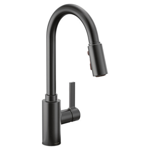 Kitchen Faucet MOEN Genta Matte Black One-Handle High Arc 7882BL