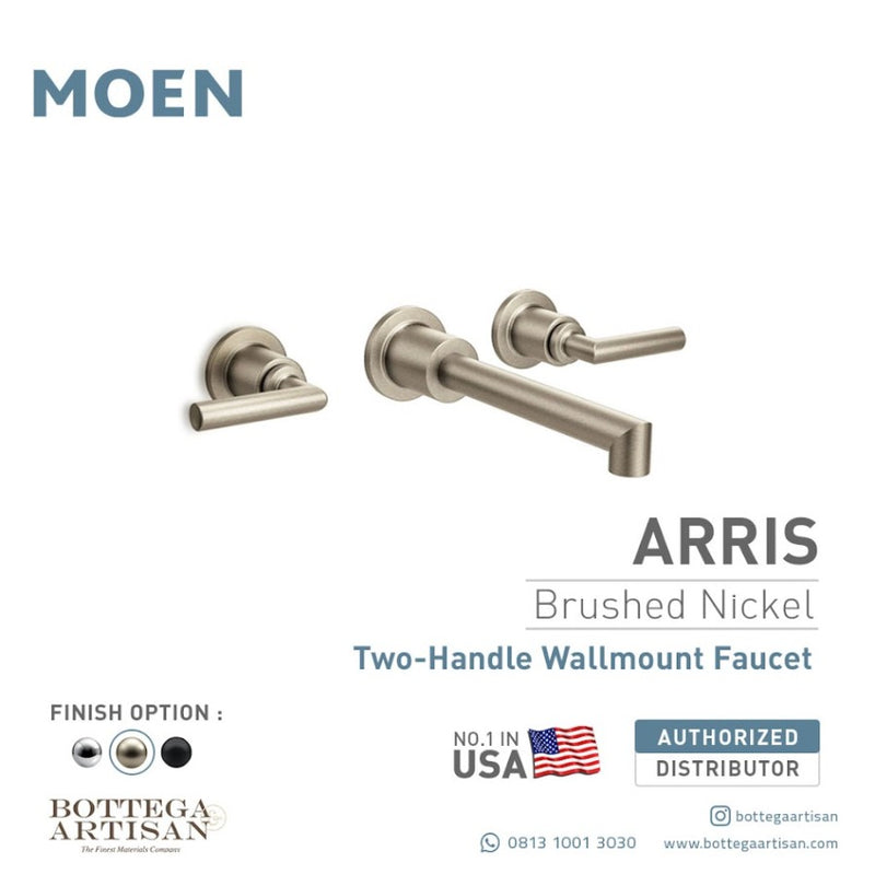 Arris Wallmount Faucet Brushed Nickel TS43003BN