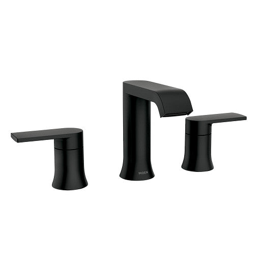 Bathroom Faucet MOEN Genta Two Handle Faucet Matte Black 84763BL