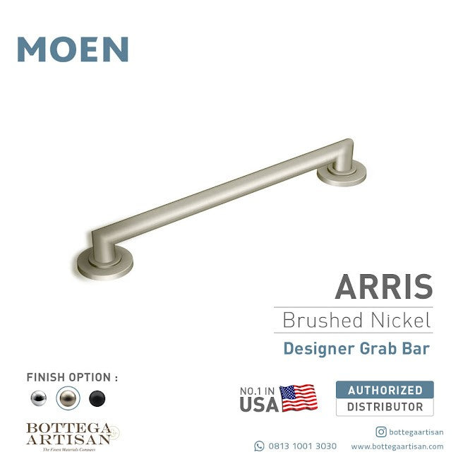 Bath Accessories MOEN Arris Grab Bar Brushed Nickel