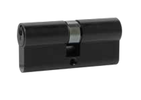 Assa Abloy AADC35/35SNKD-B Euro Profile Double Cylinder Overall Length - 70mm Case Length - 35/35 Black