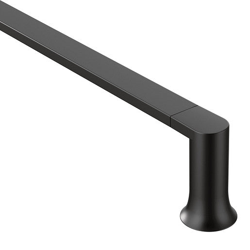 Bath Accessories MOEN Genta 24" Towel Bar Matte Black BH3824BL