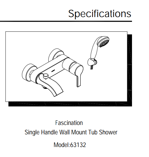 Fascination Chrome TubShower HK63132