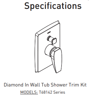 Tub/Shower MOEN Diamond Chrome T68142