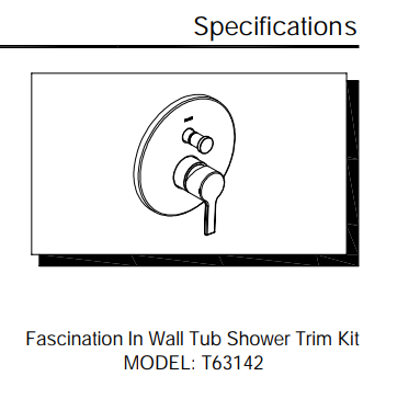 Tub/Shower MOEN Fascination Chrome T63142