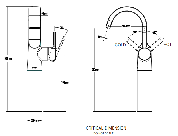 Bathroom Faucet MOEN Fascination Chrome One-Handle GN63123