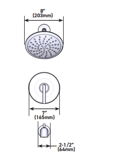 Tub/Shower MOEN Gibson Brushed Nickel M-CORE 2-Series RS UT3003EPBN