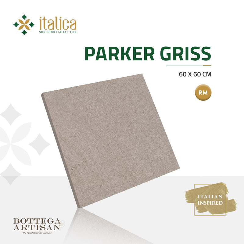 Italica Granite Tile Parker Gris Relief+Matt 60X60