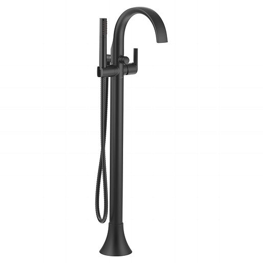 One-Handle Tub Filler Including Handheld Shower MOEN Doux Matte Black S3105BL