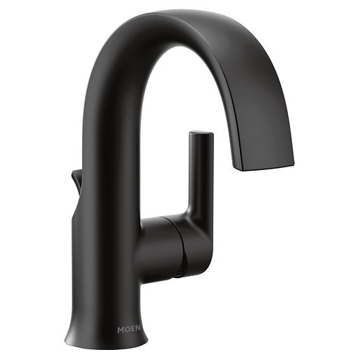 Bathroom Faucet MOEN Doux One Handle Faucet Matte Black S6910BL