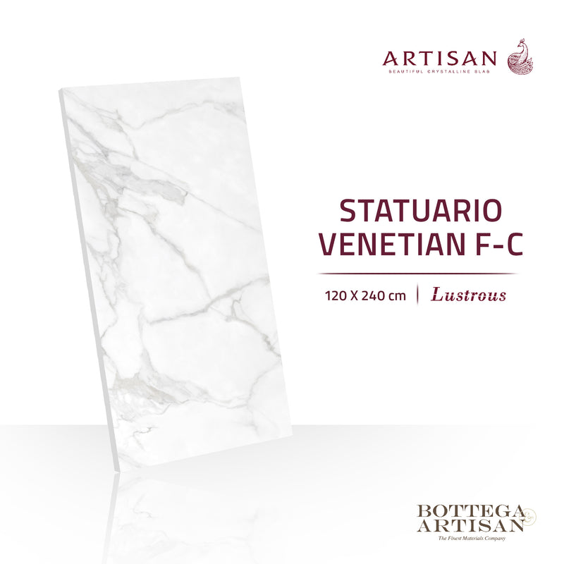 Granit Lamina Slab Artisan Statuario Venetian F-C Lustrous 120X240