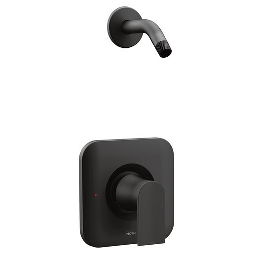 Shower Only - No Head MOEN Genta LX Matte Black Posi-Temp® T2472NHBL