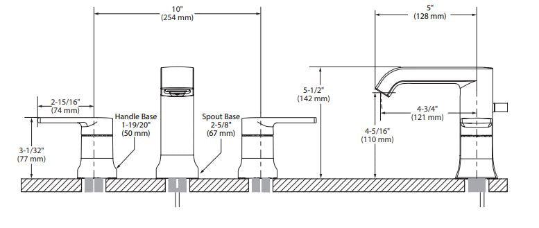 Bathroom Faucet MOEN Genta Matte Black T6708BL