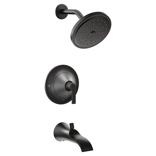 Posi-Temp® Eco-Performance Tub/Shower MOEN Doux Matte Black TS2203EPBL