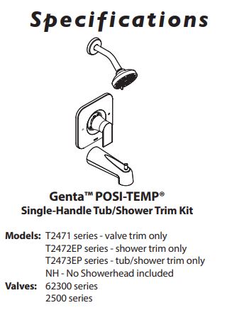 Genta LX Matte Black M-CORE 4 Port TubShower Valve Only UT2471BL