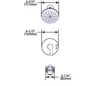 M-CORE 2-Series Valve Only MOEN Doux Matte Black UTS2201BL