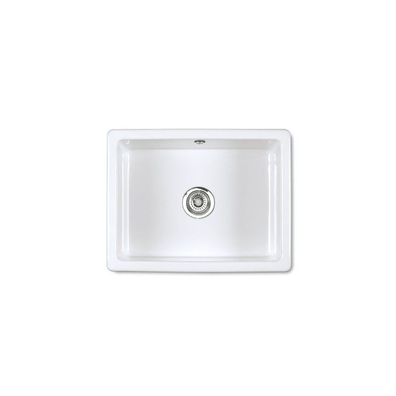 Shaws Inset 600 Bathroom Sinks- SCIN595WH