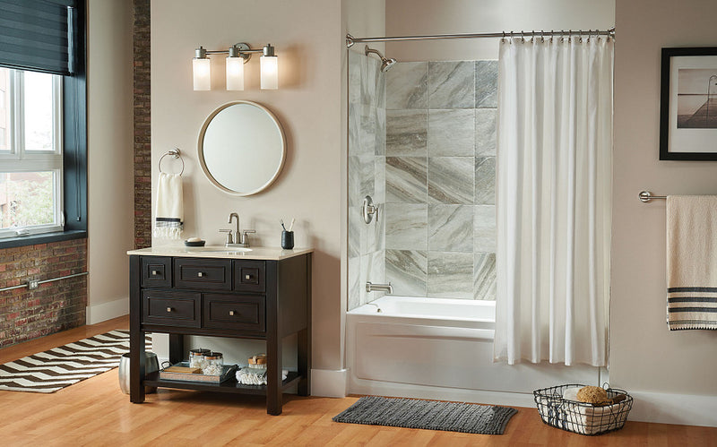 Tub/Shower MOEN Gibson Spot Resist Brushed Nickel Posi-Temp® 82228SRN