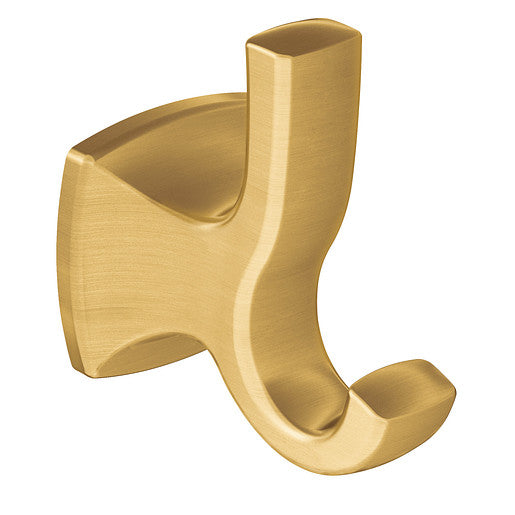 Bath Accessories MOEN Voss Robe Hook Brushed Gold YB5103BG