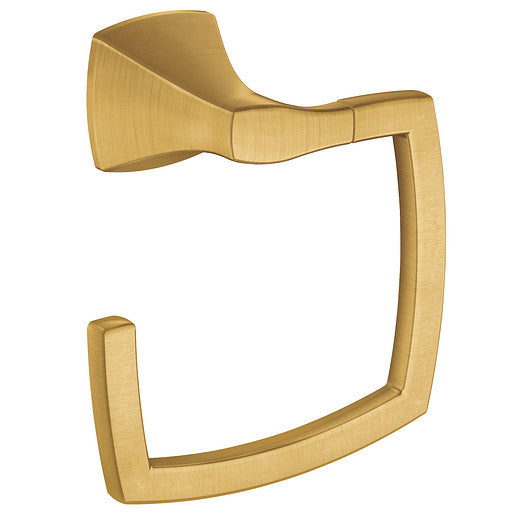 Bath Accessories MOEN Voss Towel Ring Brushed Gold YB5186BG