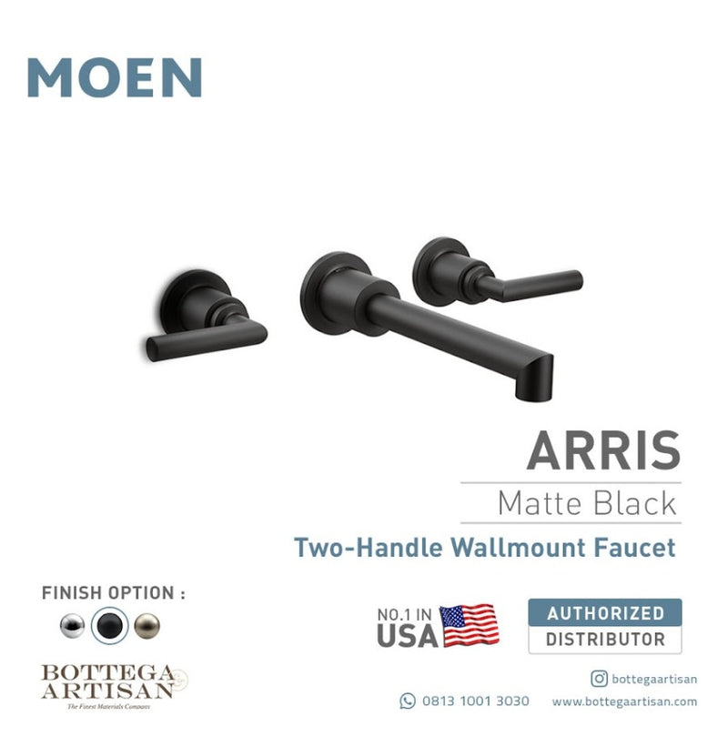 Arris Wallmount Faucet Matte Black TS43003BL