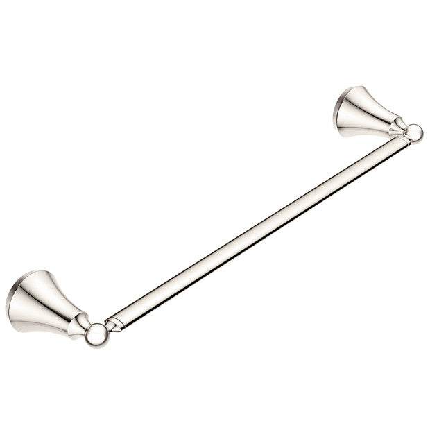 Bath Accessories Wynford Polished Nickel 24" Towel Bar YB5224NL