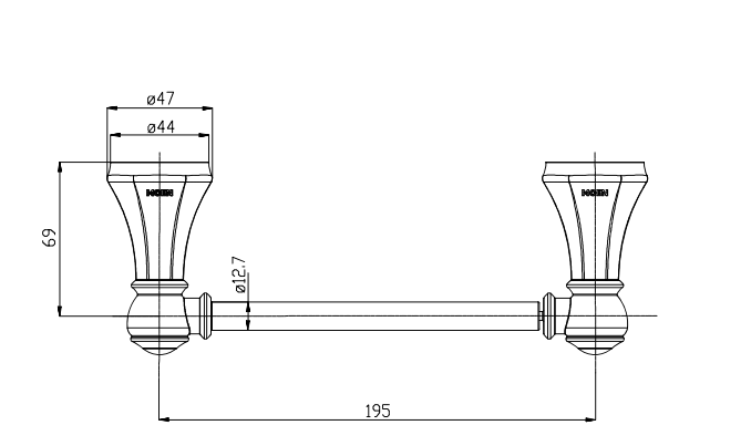 Moen ACC2205BN paper holder (BN)