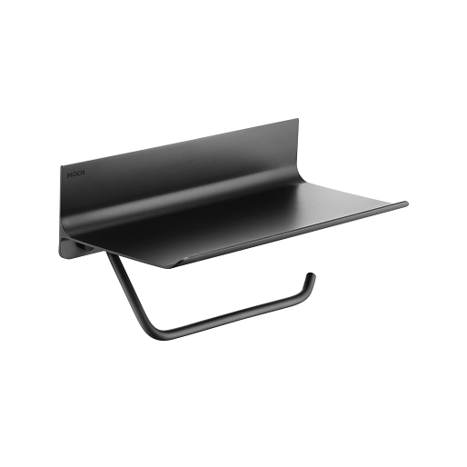 Moen ACC2705BLK paper holder w shelf(black)