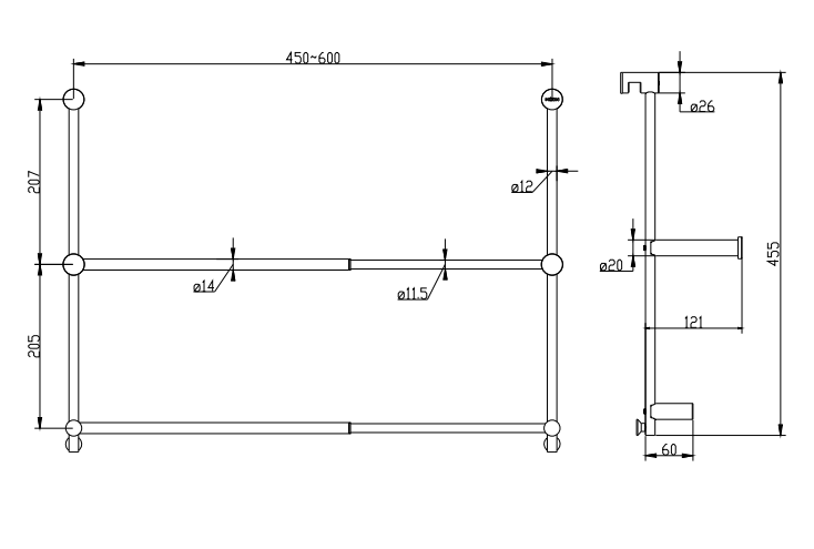 Moen ACC9974 Bath Towel Bar