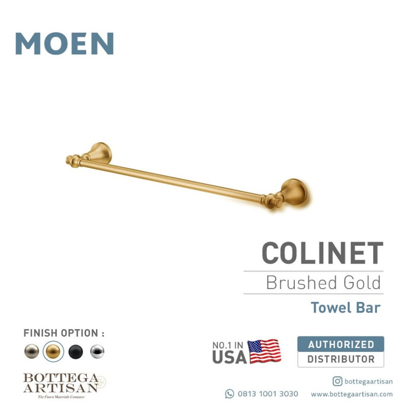 Colinet Brushed Gold Towel Bar YB0518BG