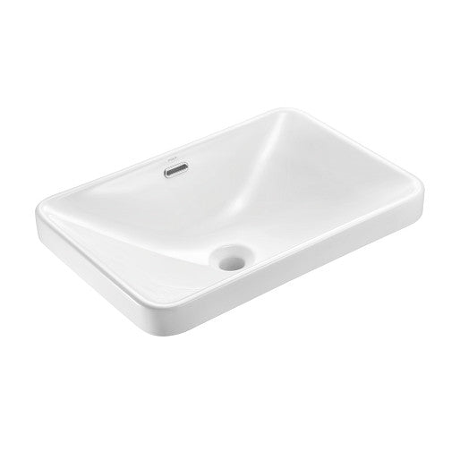 BC9903-107 Moen Basin 580mm Ivory White integrated overflow ceramic basin