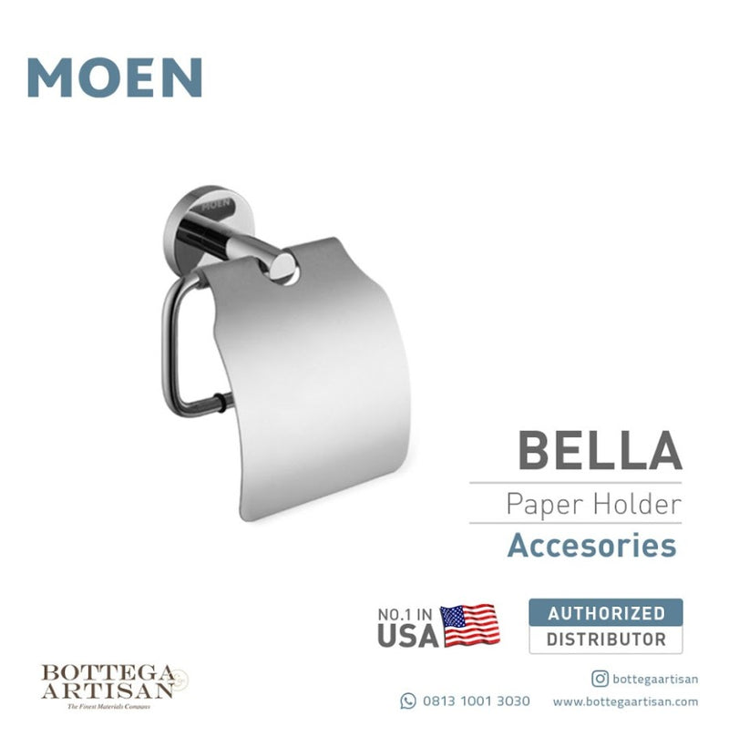 MOEN ACC1906 Paper holder with cover  Polished Stainless