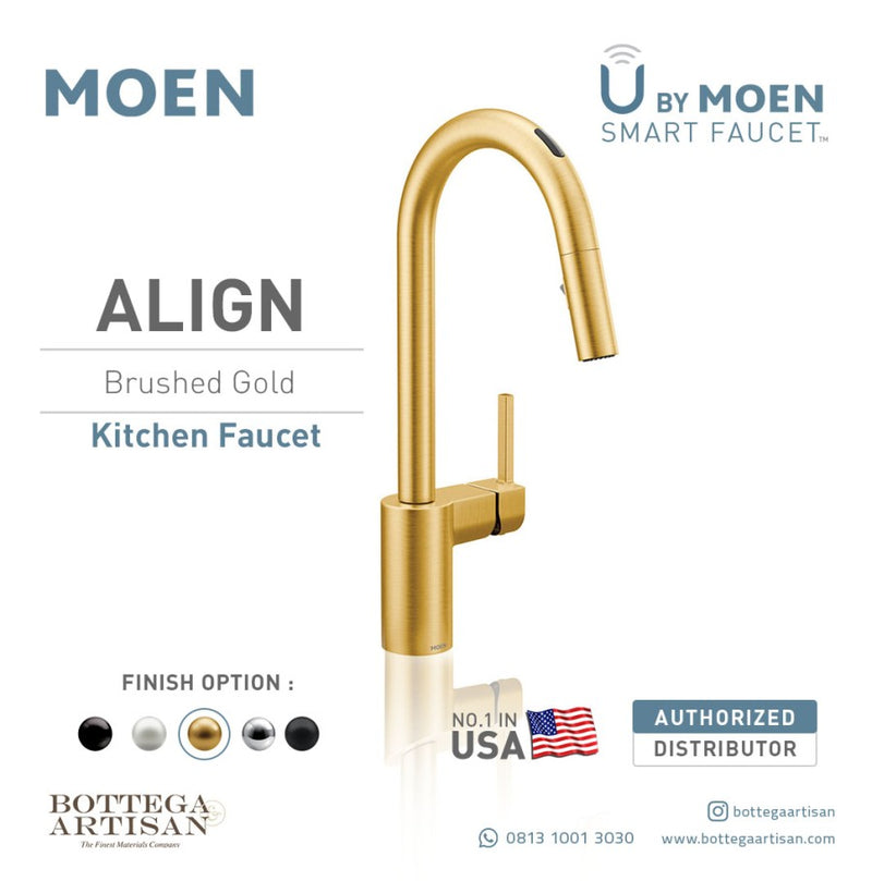 Faucet In Align Brushed Gold 7565BG