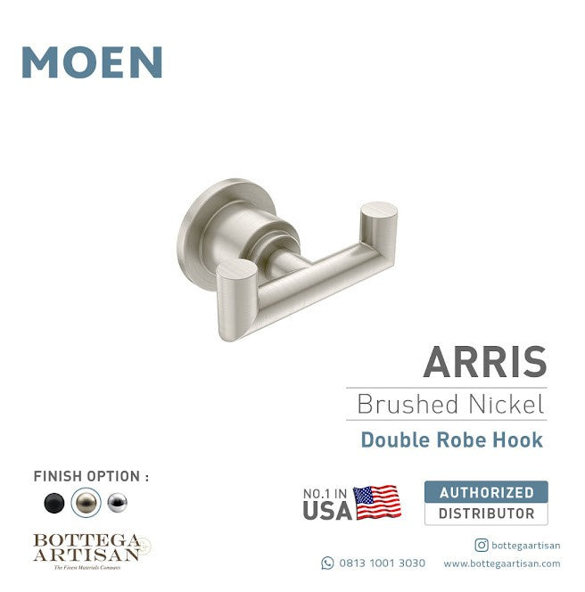 Bath Accessories MOEN Arris Robe Hook Brushed Nickel