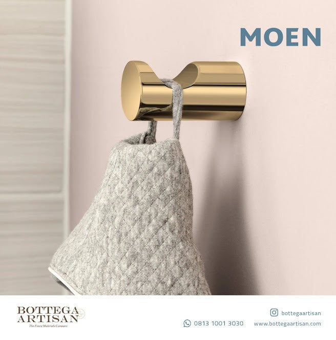 Bath Accessories MOEN Align Robe Hook Brushed Gold YB0403BG