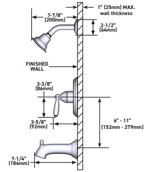 M-CORE 2-Series Valve Only MOEN Brantford Oil Rubbed Bronze UT2151ORB