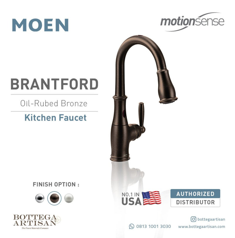 Brantford Oil Rubbed Bronze One-Handle High Arc Pulldown Kitchen Faucet 7185EORB