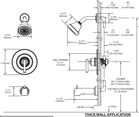 Valve Trim MOEN Gibson Brushed Nickel Posi-Temp® T2901BN