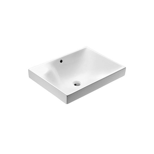 Moen SW51530 Kerry Ivory White Basin With platform on the right corner