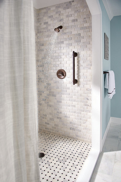Bath Accessories Brantford Oil Rubbed Bronze 24 Designer Grab Bar YG2224ORB