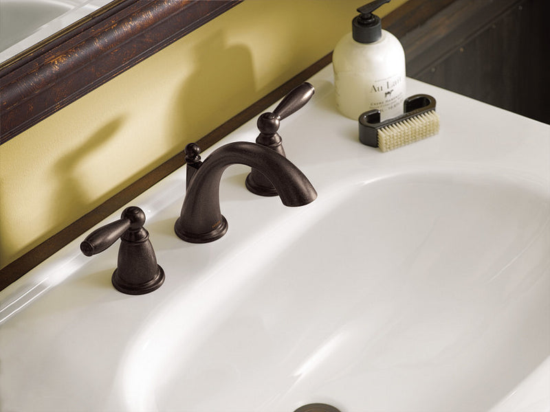 MOEN Brantford Two Handle Faucet Oil Rubbed Bronze T6620ORB