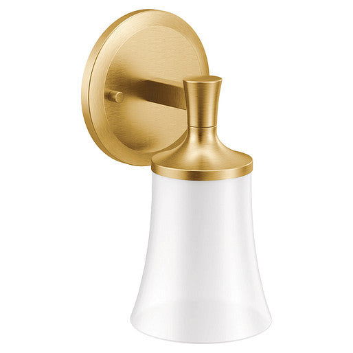 Bath Accessories MOEN Flara One Globe Light Brushed Gold YB0361BG